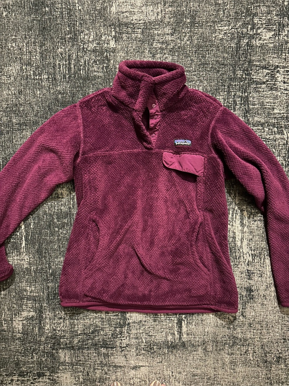 Patagonia Sherpa Pullover in Plum